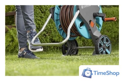 Тележка со шлангом Gardena Тележка AquaRoll M со шлангом Classic (1/2