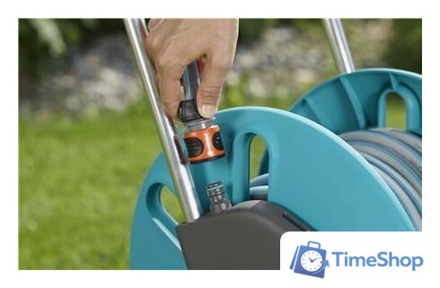 Тележка со шлангом Gardena Тележка AquaRoll M со шлангом Classic (1/2