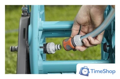 Тележка со шлангом Gardena Тележка AquaRoll M со шлангом Classic (1/2