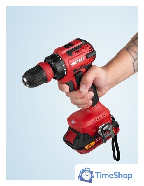 Дрель-шуруповерт Wortex BD 2025 LiSET ALL1 XLT 1325844 (с 2-мя АКБ, кейс) - Изображение №14 — Интернет-магазин Time-Shop