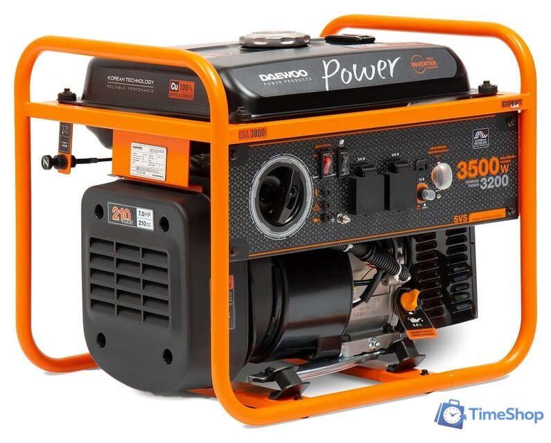 Бензиновый генератор Daewoo Power GDA 3800i - Изображение №2 — Интернет-магазин Time-Shop