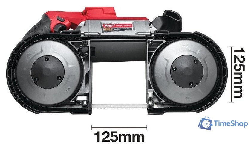 Ленточная пила Milwaukee M18 CBS125-0 4933447150 (без АКБ) - Изображение №7 — Интернет-магазин Time-Shop