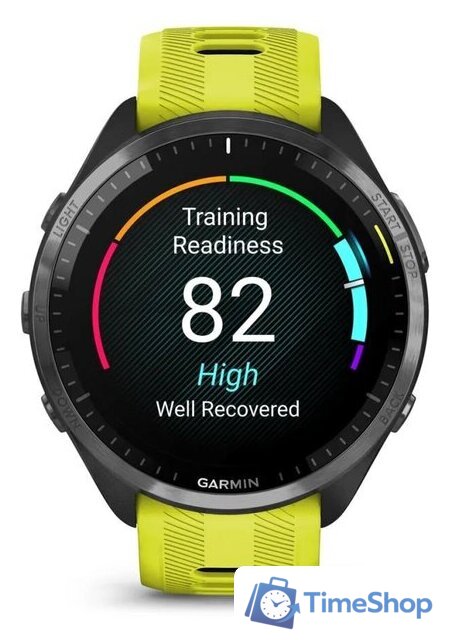 Умные часы Garmin Forerunner 965 (черный/желтый) - Изображение №6 — Интернет-магазин Time-Shop