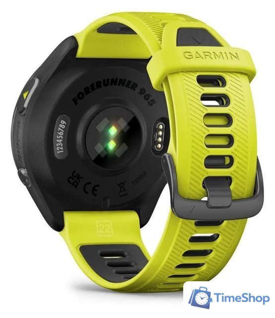 Умные часы Garmin Forerunner 965 (черный/желтый) - Изображение №7 — Интернет-магазин Time-Shop