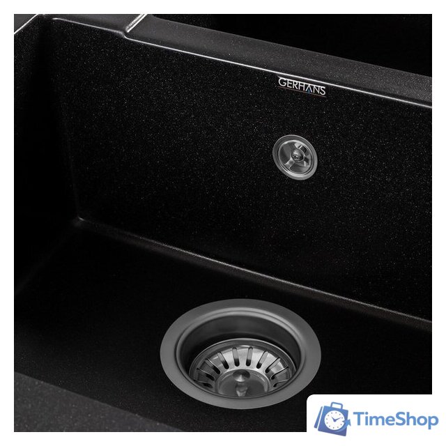 Кухонная мойка Gerhans C01 (оникс) - Изображение №4 — Интернет-магазин Time-Shop