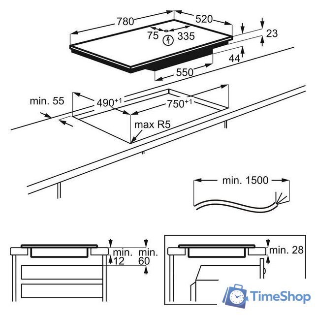 Варочная панель Electrolux EIP8146 - Изображение №12 — Интернет-магазин Time-Shop