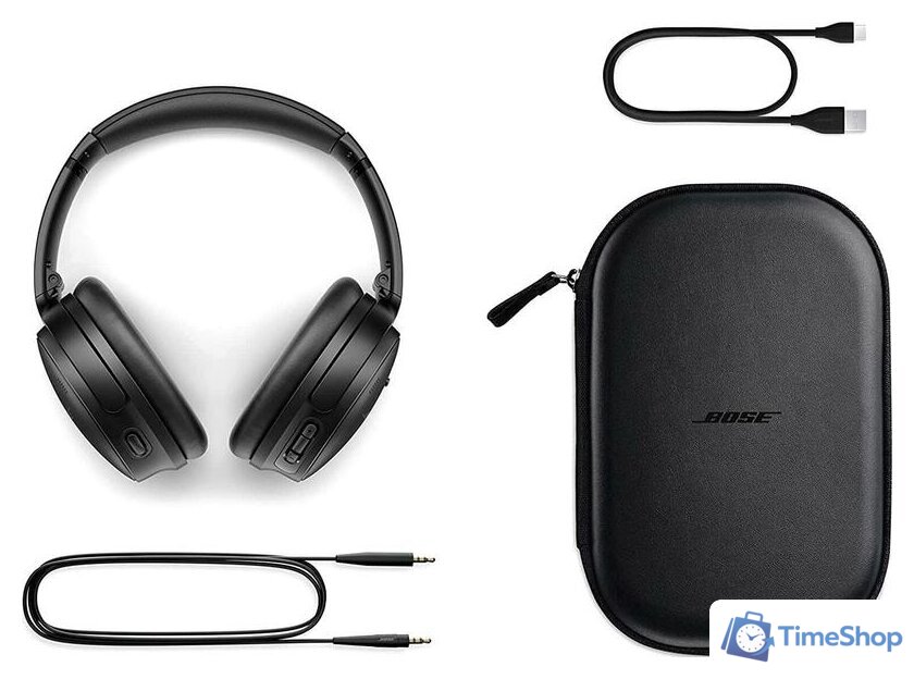 Наушники Bose QuietComfort 45 (черный) - Изображение №3 — Интернет-магазин Time-Shop