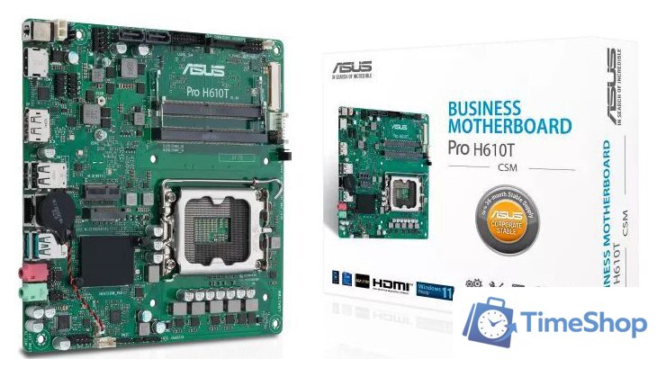 Материнская плата ASUS Pro H610T-CSM - Изображение №7 — Интернет-магазин Time-Shop