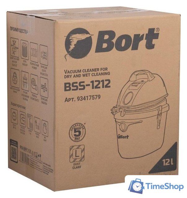 Пылесос Bort BSS-1212 - Изображение №10 — Интернет-магазин Time-Shop