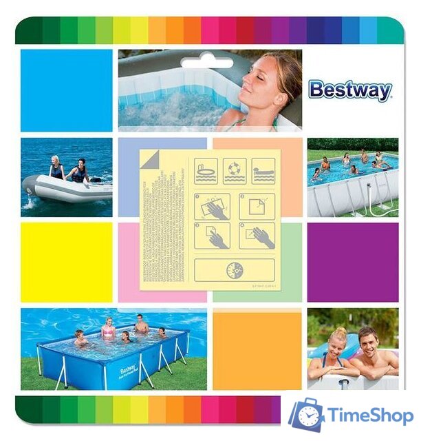Ремкомплект Bestway Набор для ремонта надувных изделий 62091, 10 шт - Изображение №1 — Интернет-магазин Time-Shop