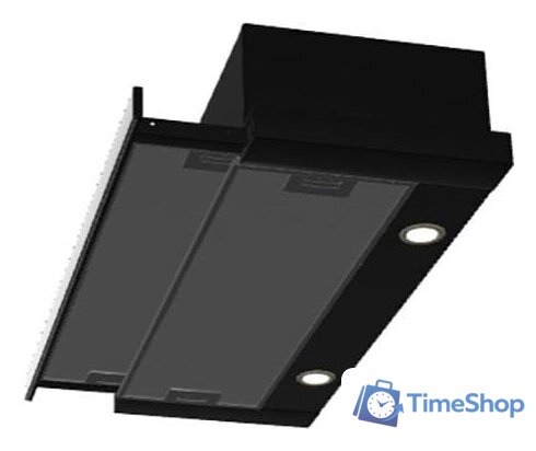 Кухонная вытяжка Elikor Интегра Glass 60П-400-В2Л (черный/черное стекло) (954865) - Изображение №4 — Интернет-магазин Time-Shop