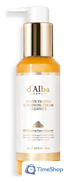  d'Alba Масло + пенка для глубокого очищения два в одном White Truffle Return Oil Cream Cleanser 150 мл - Изображение №1 — Интернет-магазин Time-Shop