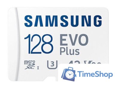 Карта памяти Samsung EVO Plus 2024 microSDXC 128GB (с адаптером) - Изображение №1 — Интернет-магазин Time-Shop