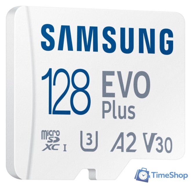 Карта памяти Samsung EVO Plus 2024 microSDXC 128GB (с адаптером) - Изображение №3 — Интернет-магазин Time-Shop