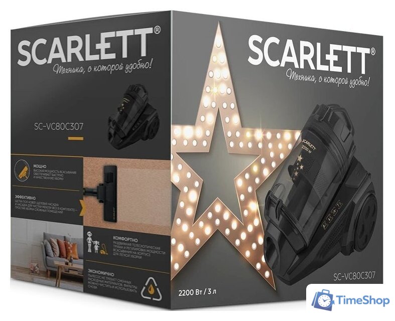Пылесос Scarlett SC-VC80C307 - Изображение №14 — Интернет-магазин Time-Shop