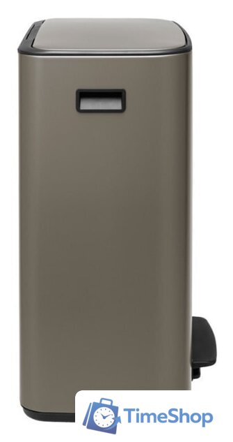Мусорное ведро Brabantia Bo Pedal Bin 60 л (платиновый) - Изображение №2 — Интернет-магазин Time-Shop