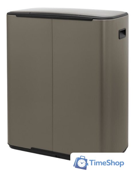 Мусорное ведро Brabantia Bo Pedal Bin 60 л (платиновый) - Изображение №6 — Интернет-магазин Time-Shop