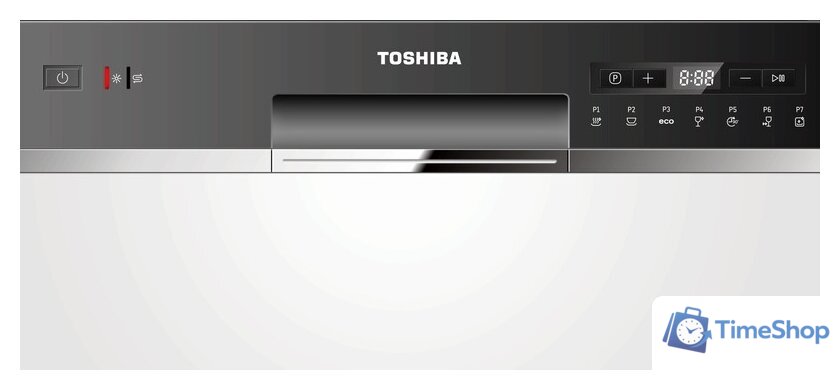 Встраиваемая посудомоечная машина Toshiba DW-08T2EE(W)-PL - Изображение №2 — Интернет-магазин Time-Shop