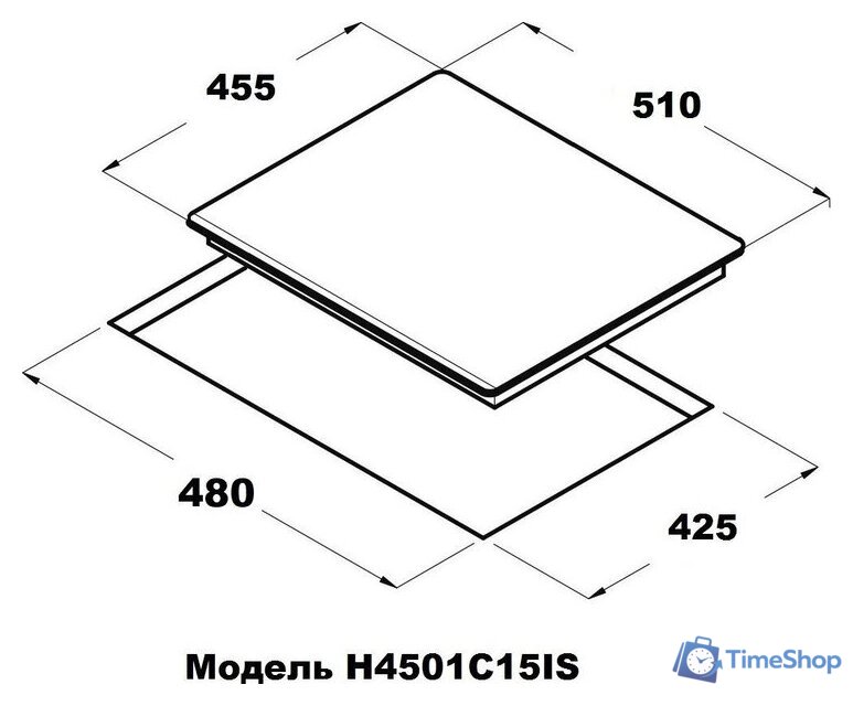 Варочная панель Schtoff H4501C15IS Black - Изображение №5 — Интернет-магазин Time-Shop