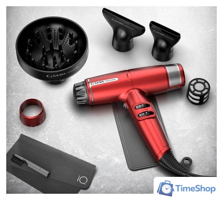 Фен GA.MA IQ Lite PH6030.RD (красный) - Изображение №1 — Интернет-магазин Time-Shop