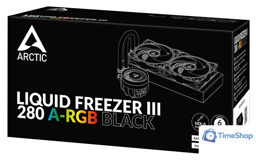 Система жидкостного охлаждения для процессора Arctic Liquid Freezer III 280 A-RGB Black ACFRE00143A - Изображение №12 — Интернет-магазин Time-Shop
