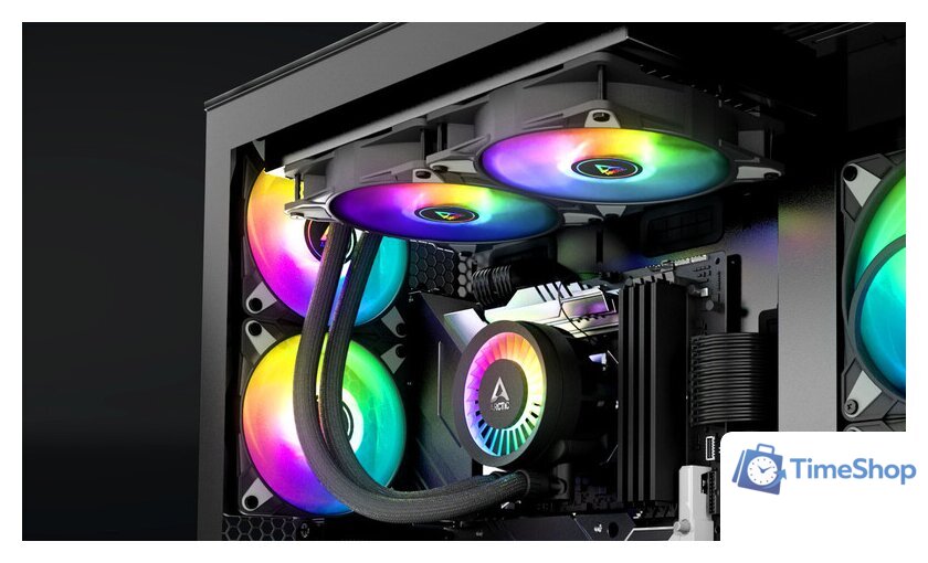 Система жидкостного охлаждения для процессора Arctic Liquid Freezer III 280 A-RGB Black ACFRE00143A - Изображение №11 — Интернет-магазин Time-Shop