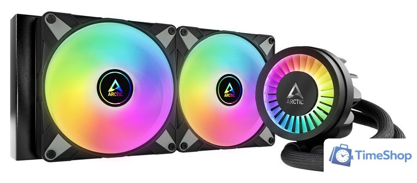Система жидкостного охлаждения для процессора Arctic Liquid Freezer III 280 A-RGB Black ACFRE00143A - Изображение №1 — Интернет-магазин Time-Shop