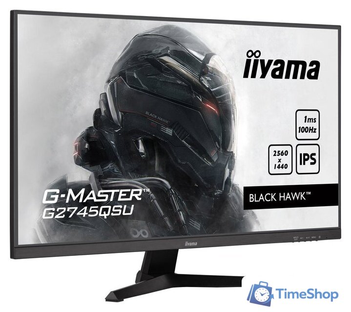 Игровой монитор iiyama G-Master Black Hawk G2745QSU-B1 - Изображение №4 — Интернет-магазин Time-Shop