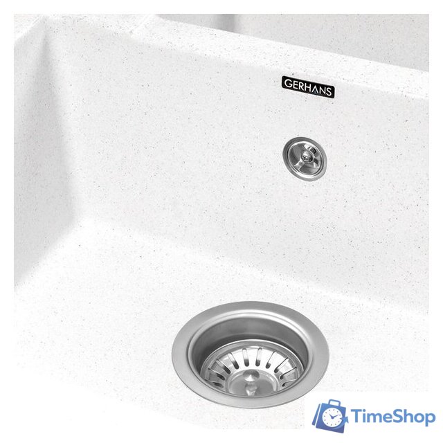 Кухонная мойка Gerhans C01 (белый) - Изображение №4 — Интернет-магазин Time-Shop