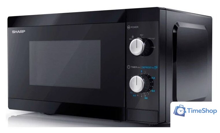 Микроволновая печь Sharp YC-MS01E-B - Изображение №2 — Интернет-магазин Time-Shop