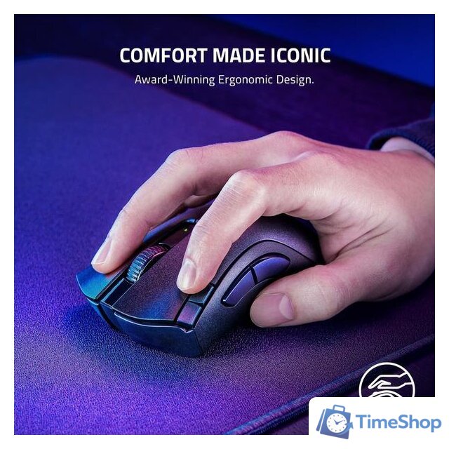 Игровая мышь Razer DeathAdder V2 X HyperSpeed - Изображение №4 — Интернет-магазин Time-Shop