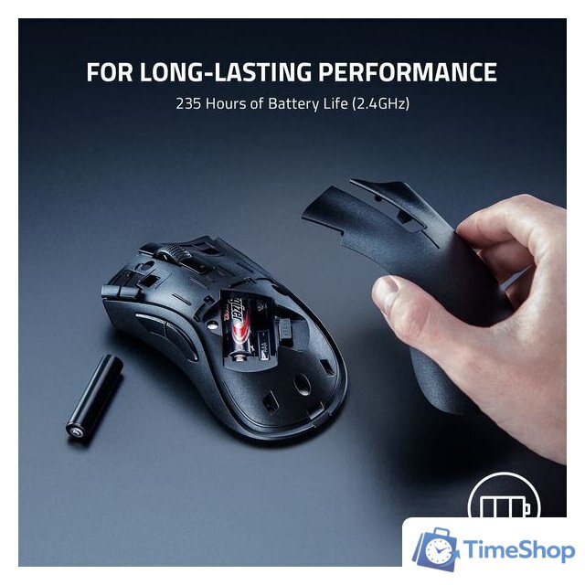 Игровая мышь Razer DeathAdder V2 X HyperSpeed - Изображение №2 — Интернет-магазин Time-Shop