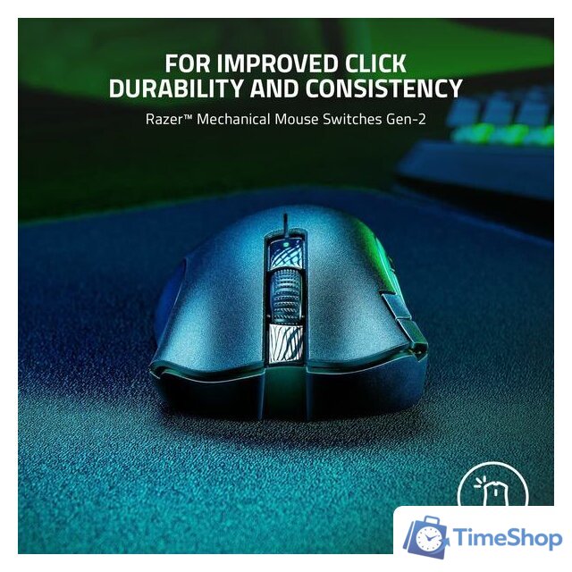 Игровая мышь Razer DeathAdder V2 X HyperSpeed - Изображение №6 — Интернет-магазин Time-Shop