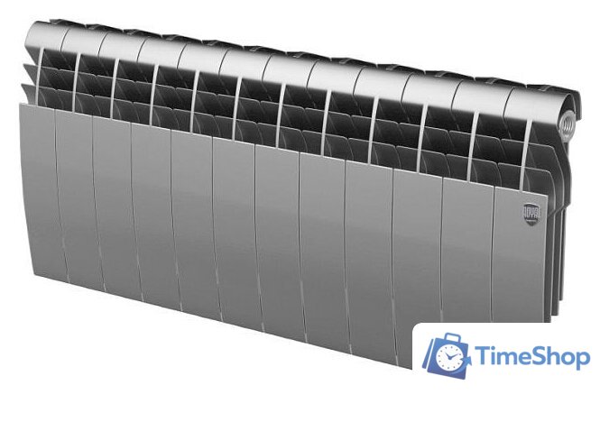 Биметаллический радиатор Royal Thermo BiLiner 350 Silver Satin (12 секций) - Изображение №1 — Интернет-магазин Time-Shop