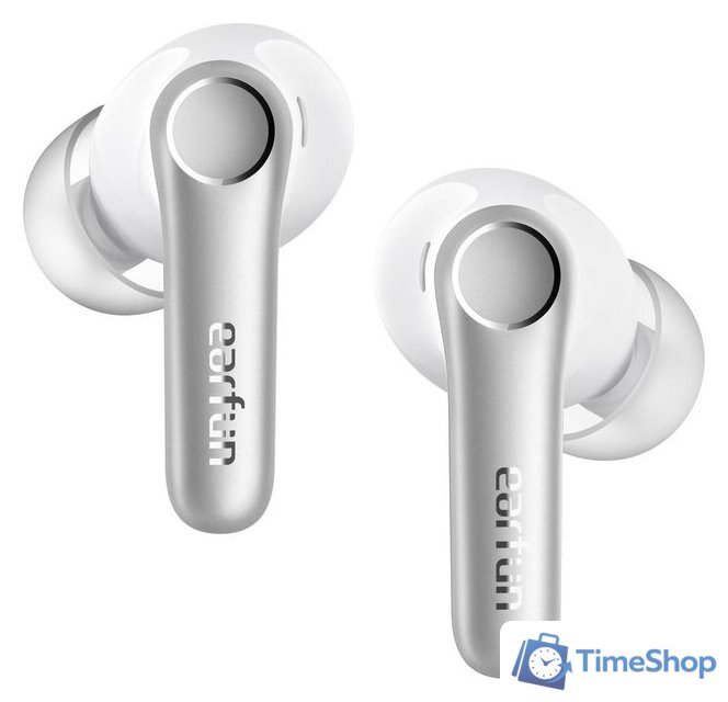 Наушники EarFun Air Pro 4 (белый/серебристый) - Изображение №1 — Интернет-магазин Time-Shop