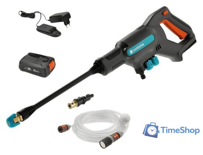 Мойка высокого давления Gardena AquaClean 24/18V 14800-20 (с АКБ) - Изображение №1 — Интернет-магазин Time-Shop