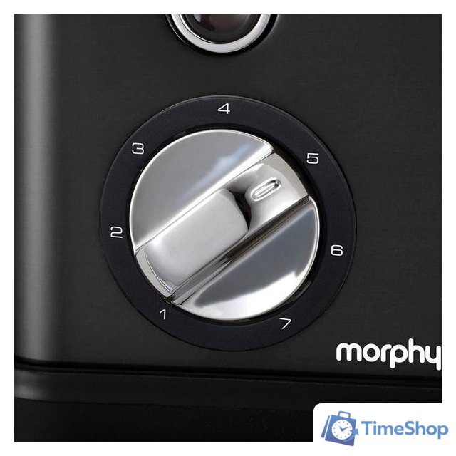 Тостер Morphy Richards Accents Black 222013 - Изображение №4 — Интернет-магазин Time-Shop