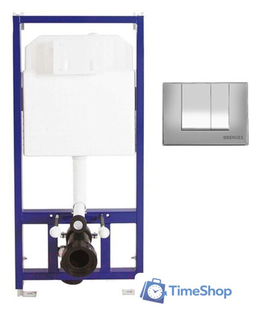 Инсталляция для унитаза Berges Wasserhaus Novum 525 040000 + S3 040043 - Изображение №1 — Интернет-магазин Time-Shop