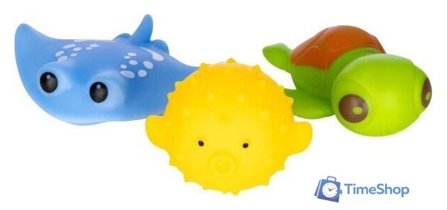 Набор игрушек для ванной Fancy Baby Морские зверюшки BATH03 - Изображение №1 — Интернет-магазин Time-Shop