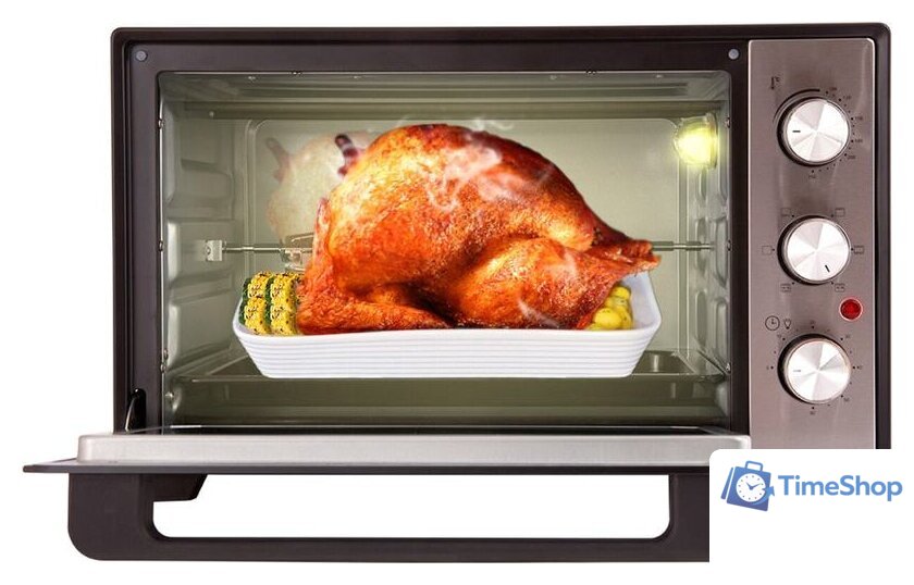 Мини-печь Pioneer MO5015G - Изображение №5 — Интернет-магазин Time-Shop