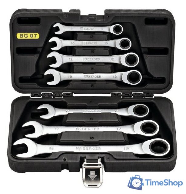 Набор ключей Berger BG-7SCRW (7 предметов) - Изображение №1 — Интернет-магазин Time-Shop
