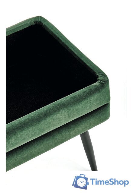 Пуфик Halmar Velva (темно-зеленый/черный) - Изображение №2 — Интернет-магазин Time-Shop