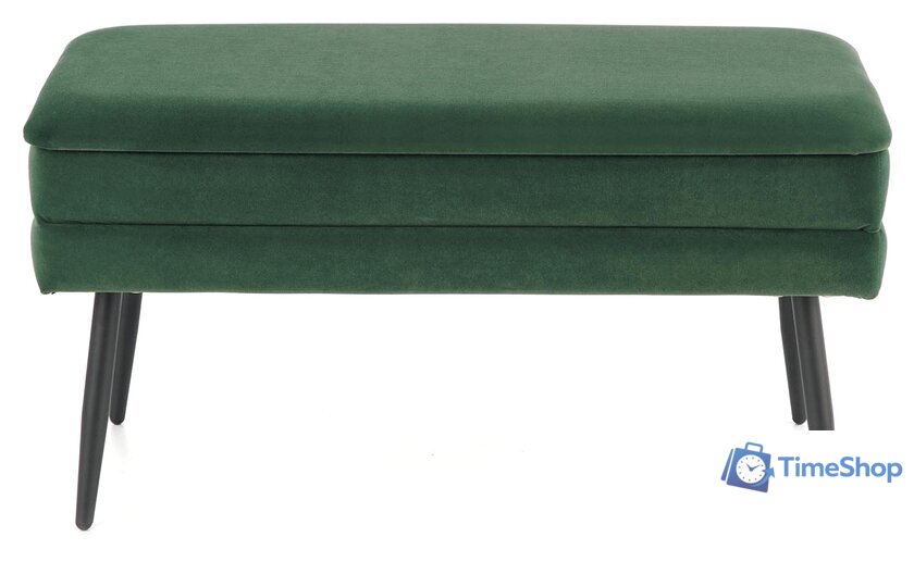 Пуфик Halmar Velva (темно-зеленый/черный) - Изображение №8 — Интернет-магазин Time-Shop