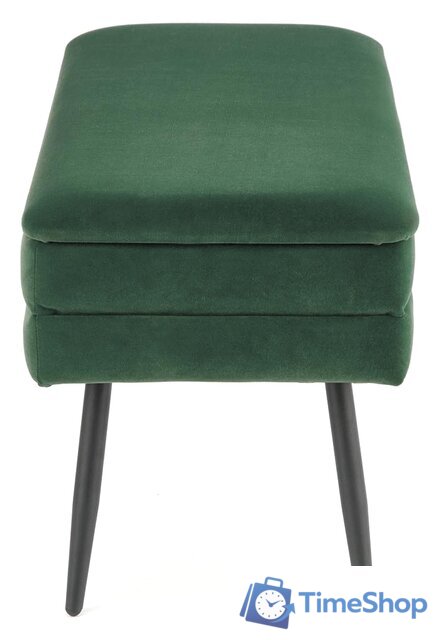 Пуфик Halmar Velva (темно-зеленый/черный) - Изображение №7 — Интернет-магазин Time-Shop