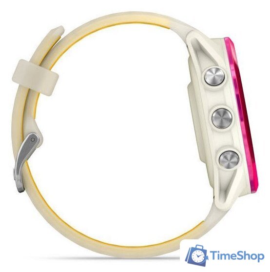 Умные часы Garmin Forerunner 570 42 мм (бежевый/розовый) - Изображение №5 — Интернет-магазин Time-Shop