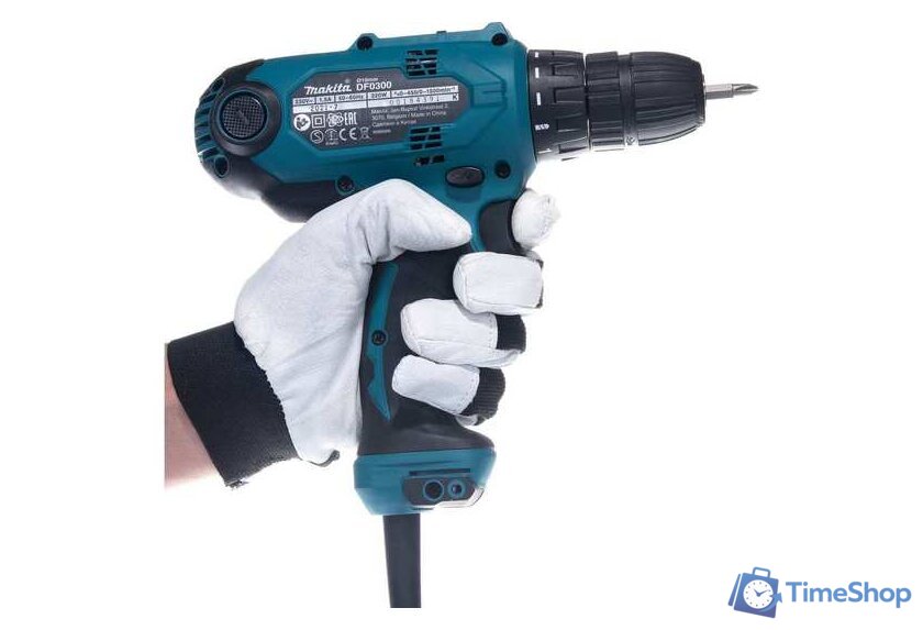 Дрель-шуруповерт Makita DF0300X3 (набор оснастки) - Изображение №10 — Интернет-магазин Time-Shop