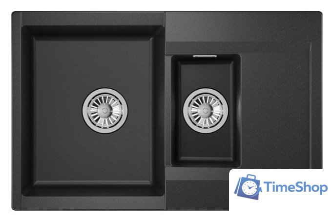 Кухонная мойка Granula ES-7808 (черный) - Изображение №2 — Интернет-магазин Time-Shop