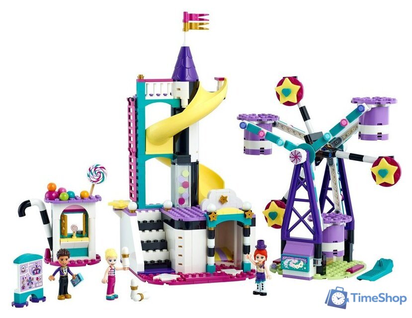 Конструктор LEGO Friends 41689 Волшебное колесо обозрения и горка - Изображение №3 — Интернет-магазин Time-Shop