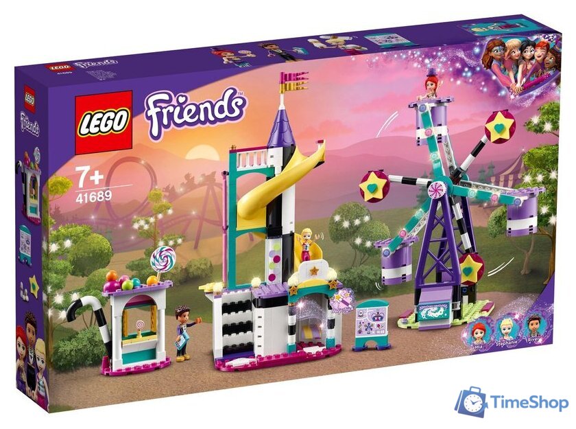Конструктор LEGO Friends 41689 Волшебное колесо обозрения и горка - Изображение №1 — Интернет-магазин Time-Shop
