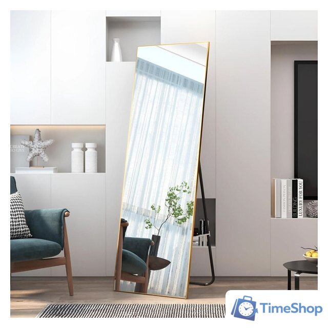 Зеркало EMZE Floor 40x150 DK23502.AUR (золото) - Изображение №4 — Интернет-магазин Time-Shop